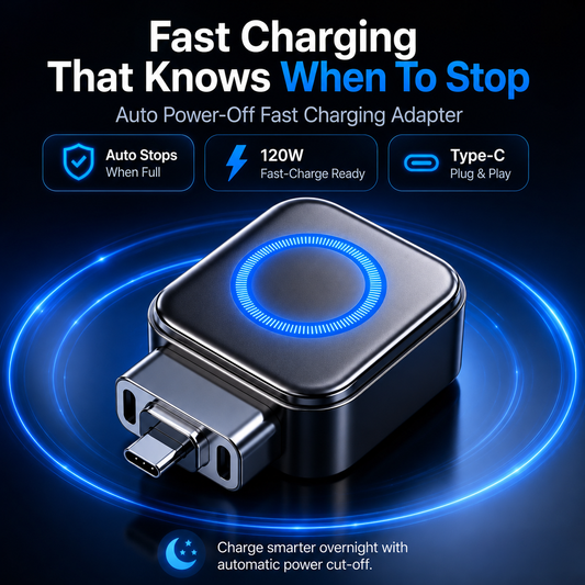 Elitebuy™ AI Auto Cut-Off Fast Charging Adapter