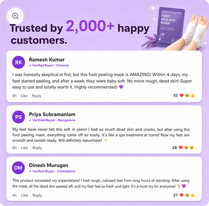 Elitebuy™ Natural Lavender Foot Peeling Mask