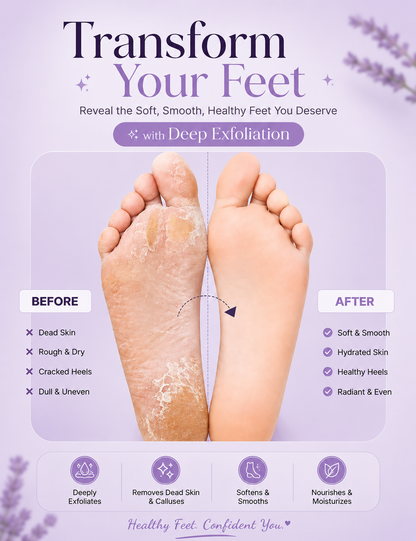 Elitebuy™ Natural Lavender Foot Peeling Mask