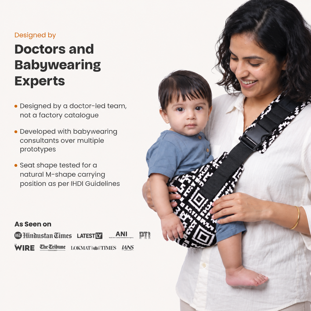 TinyNest™ Hands-Free Baby Carrier