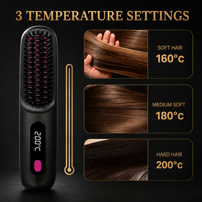 TressPro™ Cordless Hair Straightening Brush