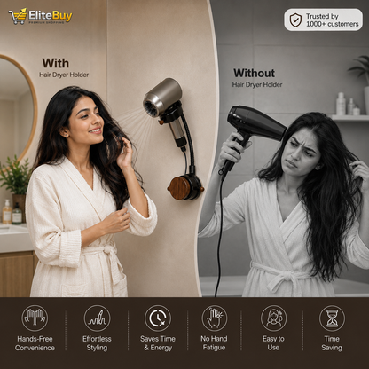 HandsFree™ 360 Degree Hair Dryer Holder