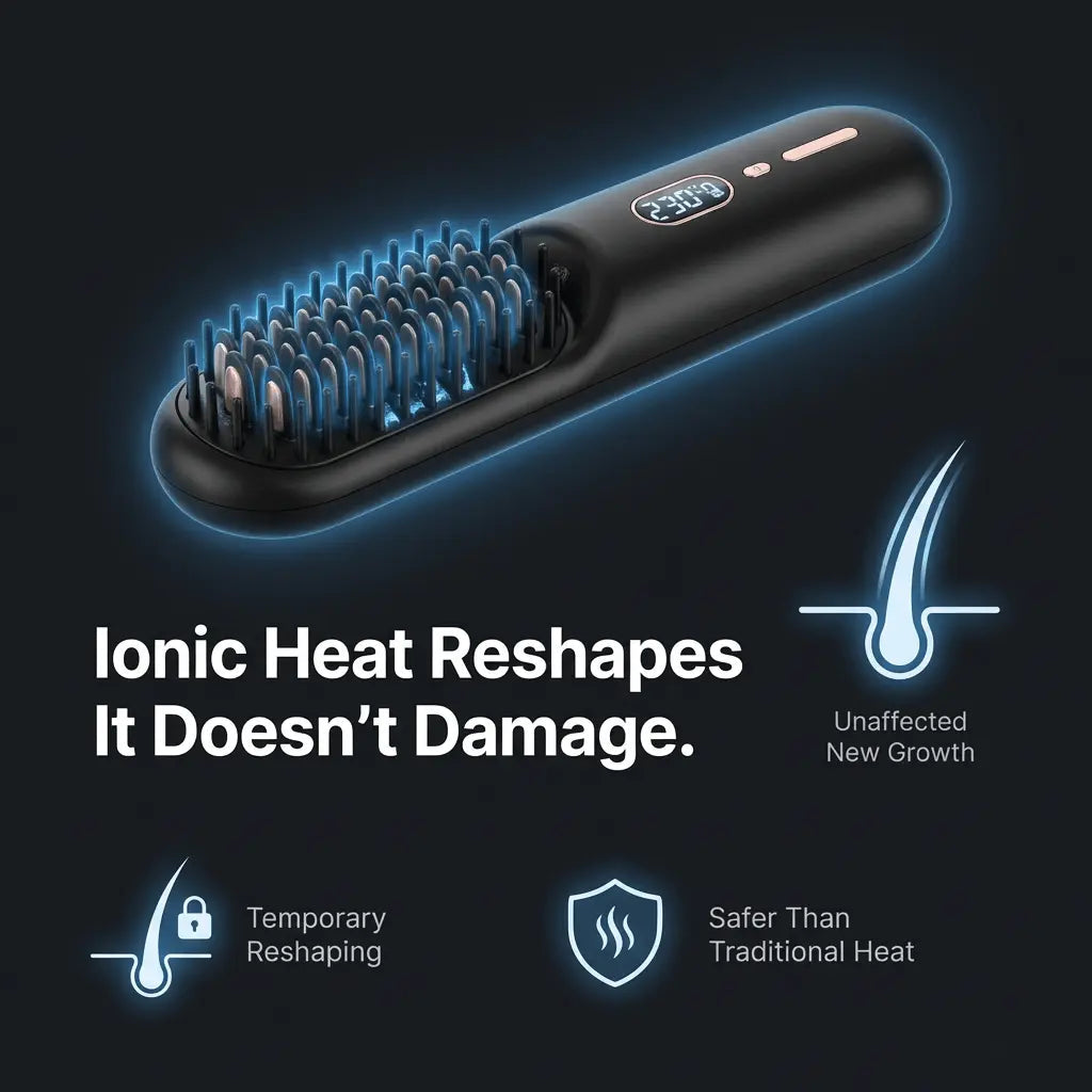 TressPro™ Cordless Hair Straightening Brush