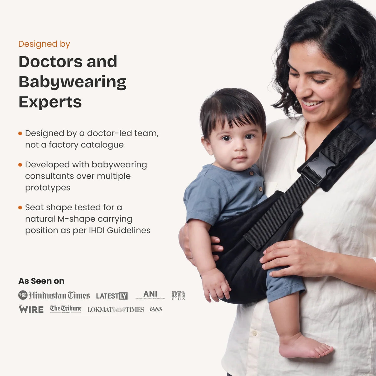 TinyNest™ Hands-Free Baby Carrier